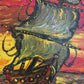 Original Acrylic painting by Serg Graff, Seascape Titled "Eclipse" , COA