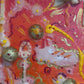 Original Mixed Media Abstract painting by Serg Graff, "Golden Balls" , COA