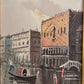 Antonio De Vity (1901-1993) Italian Oil Painting Venice Canal Gondola Cityscape
