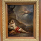 17th Century Antique Original Oil Painting on canvas Goddess And Cherub, Framed