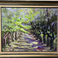 Jeanne M.Leeber Original oil painting on canvas, Landscape "A Shady Path"