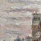 Original Oil painting on canvas, Italy, Venice, Canal view, Framed