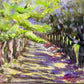 Jeanne M.Leeber Original oil painting on canvas, Landscape "A Shady Path"