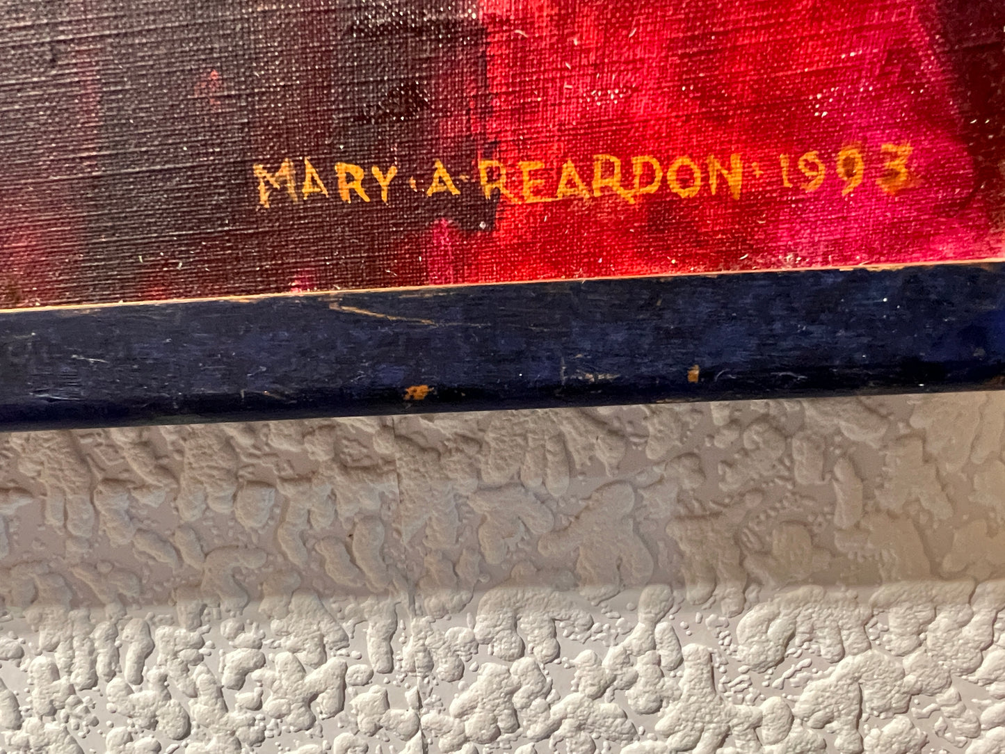 MARY REARDON (AMERICAN, 1912-2002) Vintage 1993 LG Original Painting on canvas