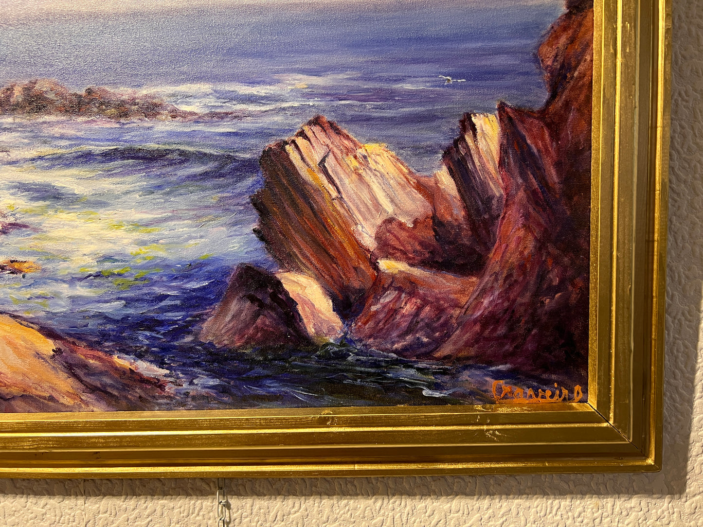 Original Oil painting on canvas, seascape, Attr. to Fernando VARELA CLAVEIRO