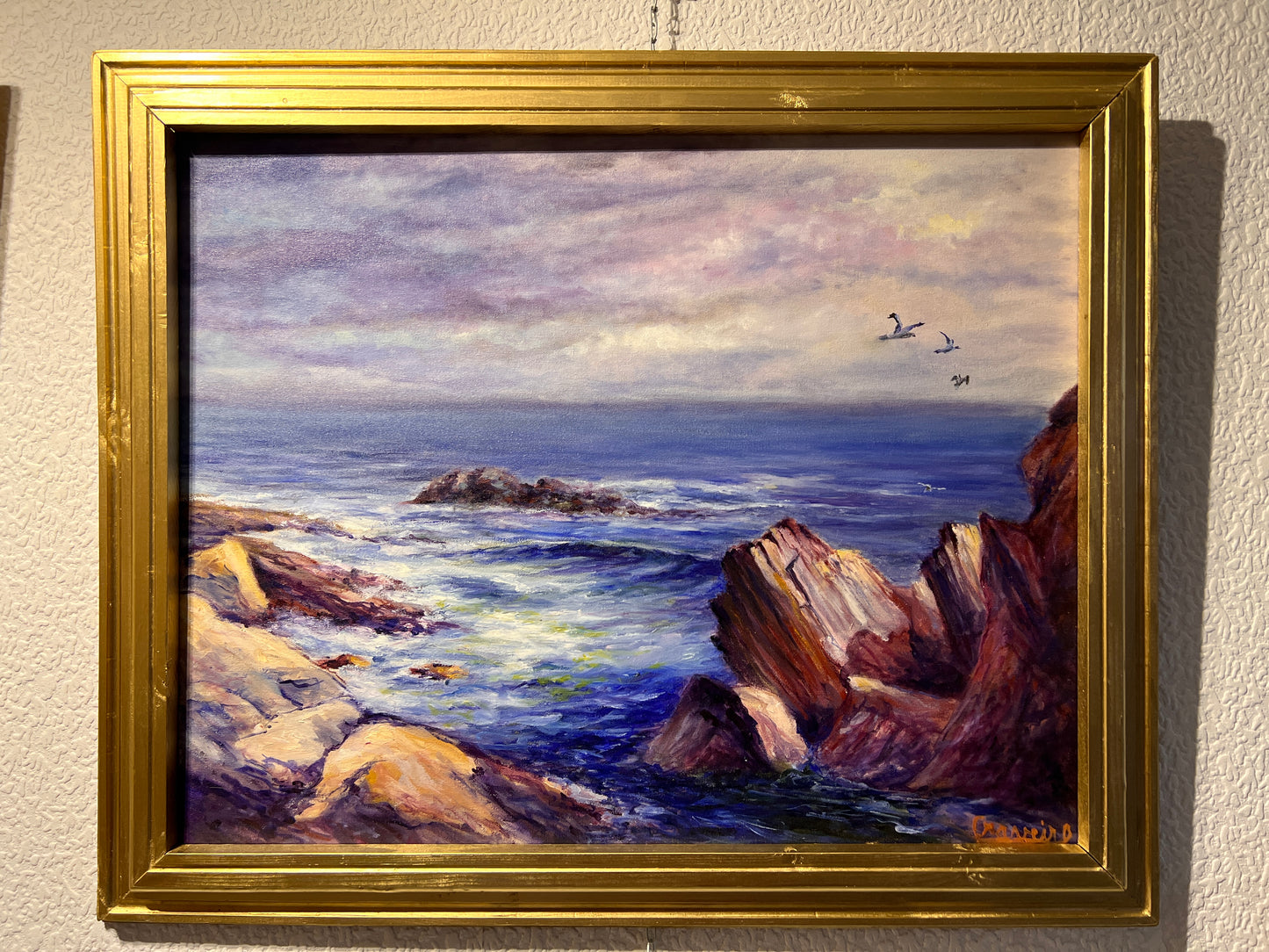 Original Oil painting on canvas, seascape, Attr. to Fernando VARELA CLAVEIRO