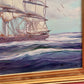 Humberto da Silva Fernandes(1937-2005)Clipper Ship Huge Oil Painting on Canvas