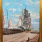 Humberto da Silva Fernandes(1937-2005) Clipper Ship Oil Painting on Canvas