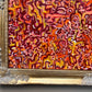 Original Large Abstract Painting on Canvas by Serg Graff, Gold Frame, COA