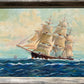 Original Oil painting on canvas, seascape, Sailing Ship, signed Garry Pickett