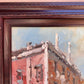 Large original oil painting on canvas, Venice, Italy, Signed, Framed