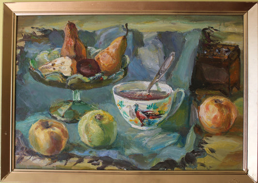 Famous Belorussian Artist Korobushkin (1932-2015) Original Oil painting on board