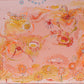 Large Abstract Painting on Canvas "Vanilla Ice Cream", Signed Serg Graff, COA