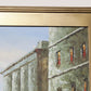 Original oil painting on canvas, cityscape, Paris, unsigned, framed