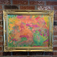 Original Abstract Painting on Canvas , Signed Serg Graff, COA, framed