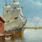 Humberto da Silva Fernandes(1937-2005) Clipper Ship Oil Painting on Canvas