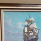 Humberto da Silva Fernandes(1937-2005)Clipper Ship Large Oil Painting on Canvas