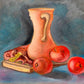 Original oil painting on canvas, Still life, signed S.Graff, Dated, COA