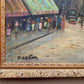 French Artist J,Gaston Large oil painting on canvas Paris, View of Montmartre