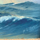 1977 Vintage oil painting on canvas, Seascape, sailing ship, Signed A.G. Burse