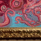 Abstract Painting on Canvas by Serg Graff "Funny Octopus on Vacation"