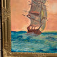 Large Oil Painting on Canvas, Seascape by Serg Graff "Clipper Ship Dream" Framed