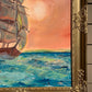 Large Oil Painting on Canvas, Seascape by Serg Graff "Clipper Ship Dream" Framed