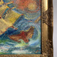 Textured Abstract Painting on Canvas by Serg Graff, "Sailboat of Hope", COA