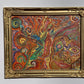 Textured Abstract Painting on Canvas by Serg Graff, "Magical Friends", COA