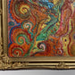 Textured Abstract Painting on Canvas by Serg Graff, "Magical Friends", COA