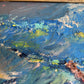 Textured Abstract Painting on Canvas by Serg Graff, "Sea Adventure" Seascape COA