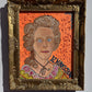 Textured Painting on Canvas by Serg Graff Portrait of Elizabeth Hamilton