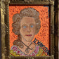 Textured Painting on Canvas by Serg Graff Portrait of Elizabeth Hamilton