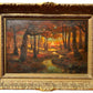Listed American Artist George F. Kaumeyer (1856-1951) Antique landscape painting