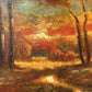Listed American Artist George F. Kaumeyer (1856-1951) Antique landscape painting