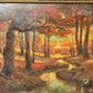 Listed American Artist George F. Kaumeyer (1856-1951) Antique landscape painting