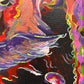 Original Abstract Painting on Canvas by Serg Graff, COA, Titled "Phoenix"
